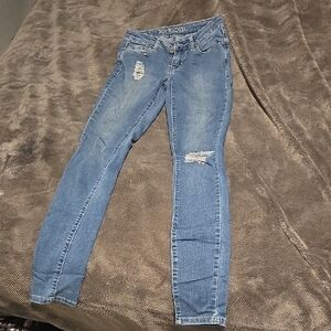 Bluenotes Light Blue Distressed Skinny Jeans